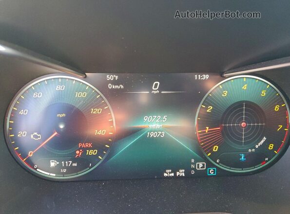 W1N0G8EB0NG082601 2022 MERCEDES-BENZ GLC-CLASS Silver Вид щитка приладів