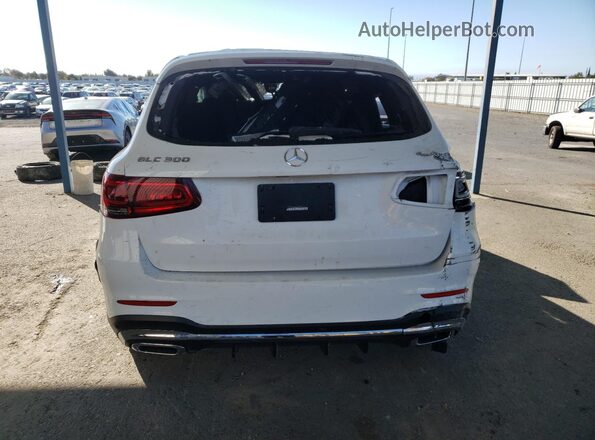 W1N0G8EB1MV322748 2021 MERCEDES-BENZ GLC-CLASS White Widok z tyłu
