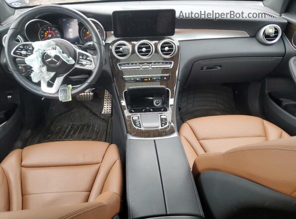 W1N0G8EB2MG007140 2021 MERCEDES-BENZ GLC-CLASS Blue Вид панелі приладів