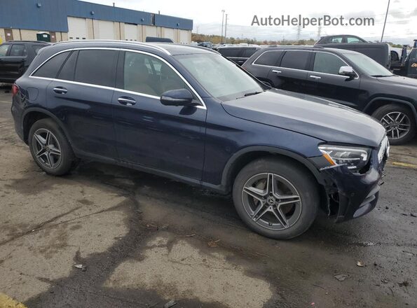 W1N0G8EB2MG007140 2021 MERCEDES-BENZ GLC-CLASS Blue Передня права чверть