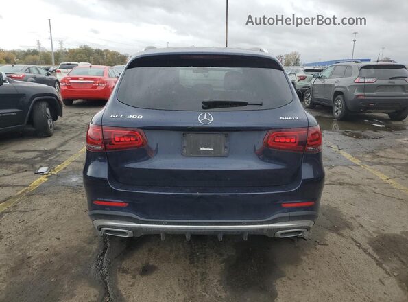 W1N0G8EB2MG007140 2021 MERCEDES-BENZ GLC-CLASS Blue Вид ззаду