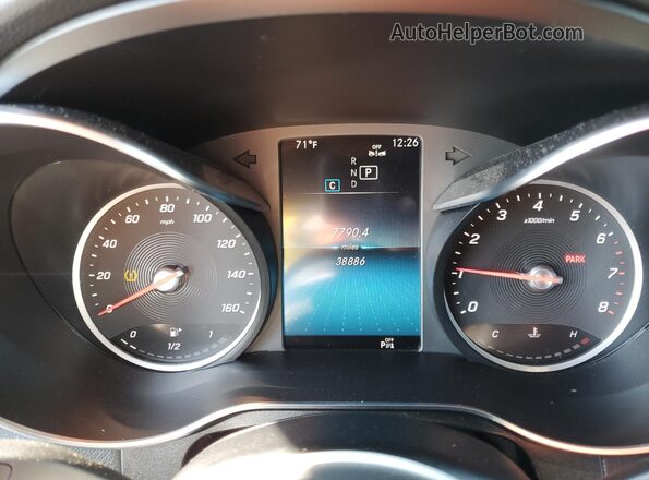 W1N0G8EB4MF963127 2021 MERCEDES-BENZ GLC-CLASS Gray ხელსაწყოთა პანელის ხედი