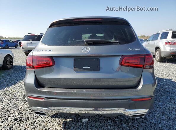 W1N0G8EB4MF963127 2021 MERCEDES-BENZ GLC-CLASS Gray უკანა ხედი