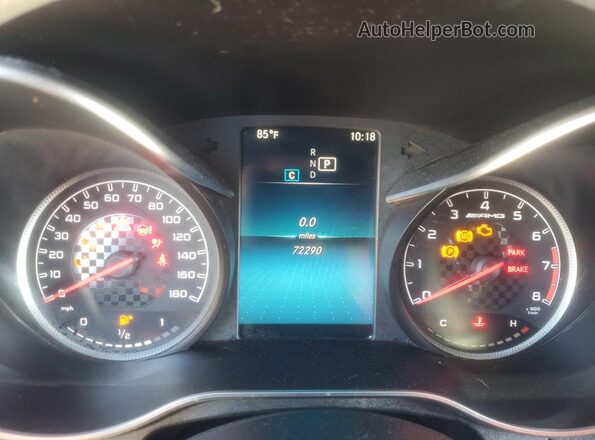 W1N0J6EB5LF761594 2020 MERCEDES-BENZ GLC-CLASS Серебряный Вид щитка приборов