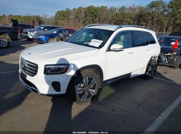 W1N4M4GB2SW401787 2025 MERCEDES-BENZ GLB-CLASS White Vista tres cuartos delantera izquierda