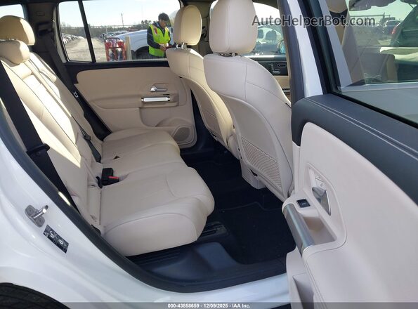 W1N4M4GB2SW401787 2025 MERCEDES-BENZ GLB-CLASS White Vista de la etiqueta del VIN