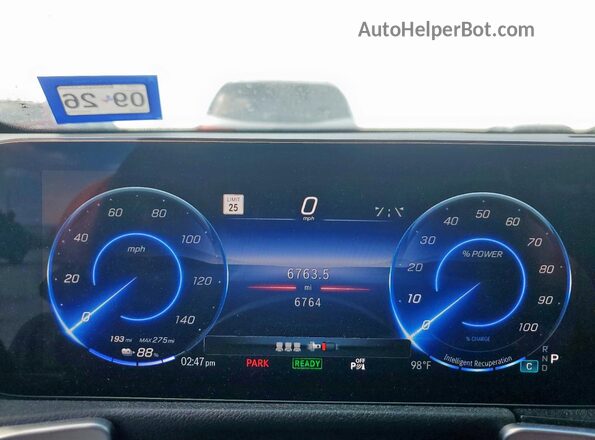 W1N9M0CB3RN077799 2024 MERCEDES-BENZ EQB Белый Вид щитка приборов