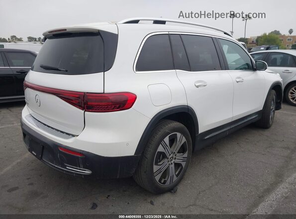 W1N9M0CB6RN094287 2024 MERCEDES-BENZ EQB 250 SUV White უკანა მარჯვენა