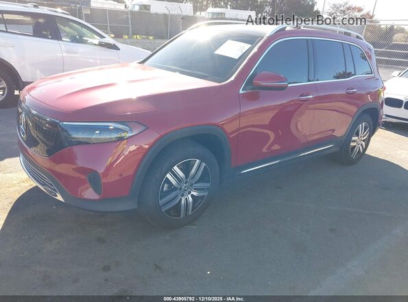 W1N9M0KB1RN101681 2024 MERCEDES-BENZ EQB 300 SUV Red Vista tres cuartos delantera izquierda