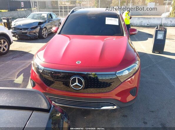 W1N9M0KB1RN101681 2024 MERCEDES-BENZ EQB 300 SUV Red Vista del cuadro de instrumentos