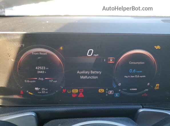 W1N9M0KB7PN052449 2023 MERCEDES-BENZ EQB Black Սարքավորումների վահանակի տեսք