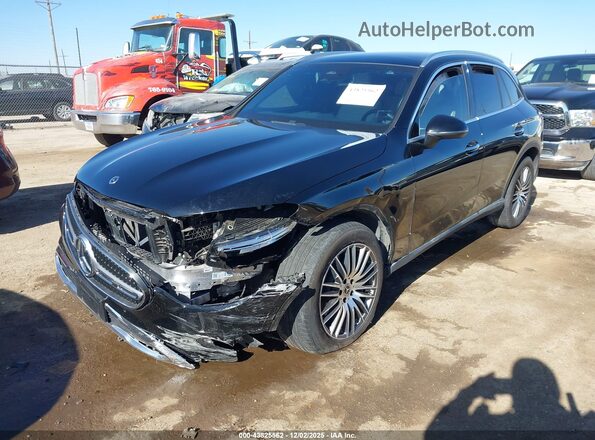 W1NKM4HB3RF161813 2024 MERCEDES-BENZ GLC 300 Black წინა მარცხენა ხედი სამი მეოთხედიდან