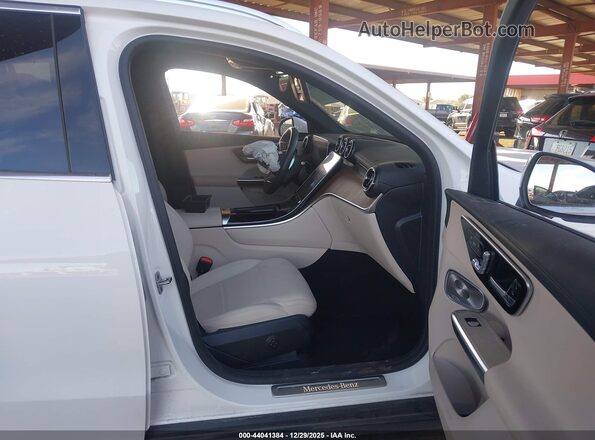 W1NKM4HB8RF200301 2024 MERCEDES-BENZ GLC 300 White წინა სალონის ხედი