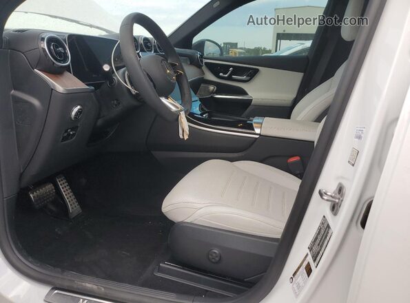 W1NKM4HB9RF203496 2024 MERCEDES-BENZ GLC-CLASS White Widok wnętrza z przodu