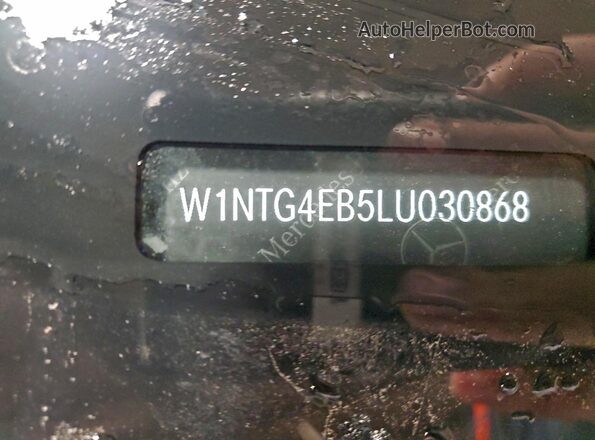 W1NTG4EB5LU030868 2020 MERCEDES-BENZ GLA Черный 