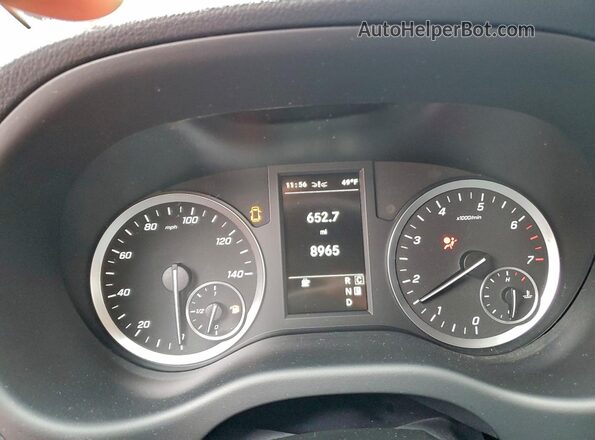 W1YV0CEY0P4258068 2023 MERCEDES-BENZ METRIS Gray Widok zestawu wskaźników
