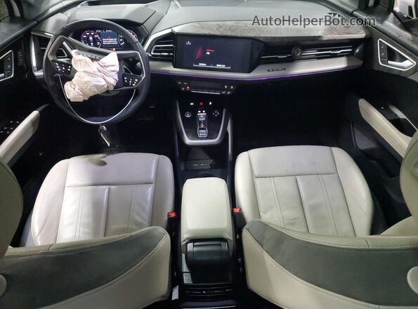 WA112BFZ6NP052256 2022 AUDI Q4 White წინა პანელის ხედი