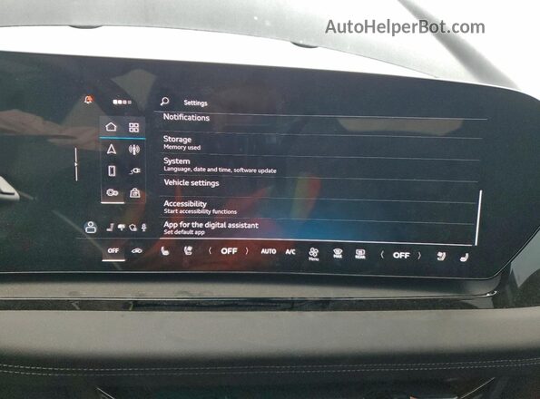 WA122BGF5SA022222 2025 AUDI OTHER Blue Vista del cuadro de instrumentos