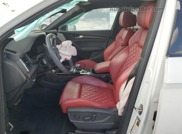 WA124AFY3P2124191 2023 AUDI SQ5 White Widok wnętrza z przodu