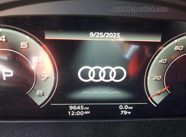WA124AFY3P2124191 2023 AUDI SQ5 White Widok zestawu wskaźników