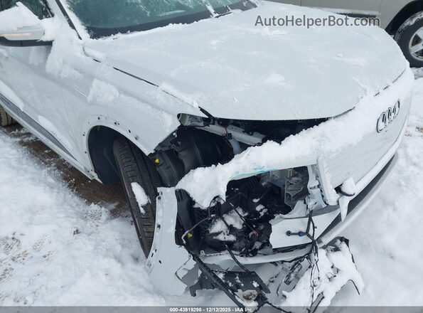 WA124BGFXSA005717 2025 AUDI Q6 E-TRON White Widok z przodu