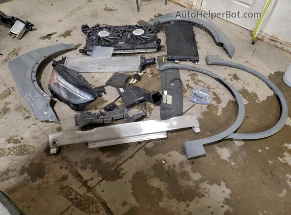 WA134AFY6M2070921 2021 AUDI SQ5 Gray Widok naklejki z numerem VIN