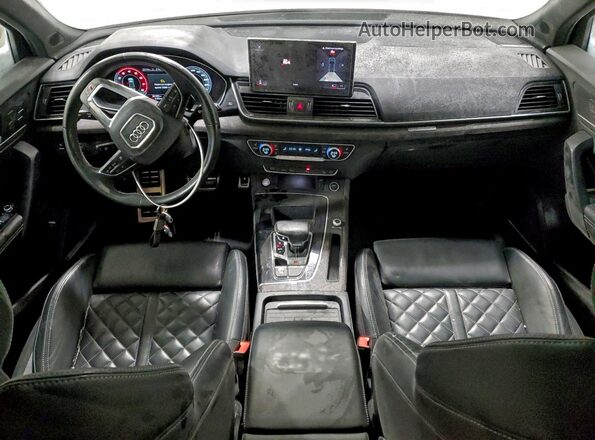 WA134AFY6M2070921 2021 AUDI SQ5 Gray Widok deski rozdzielczej
