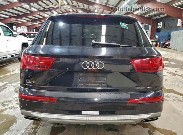 WA1AAAF78KD001897 2019 AUDI Q7 Black Հետևի տեսք