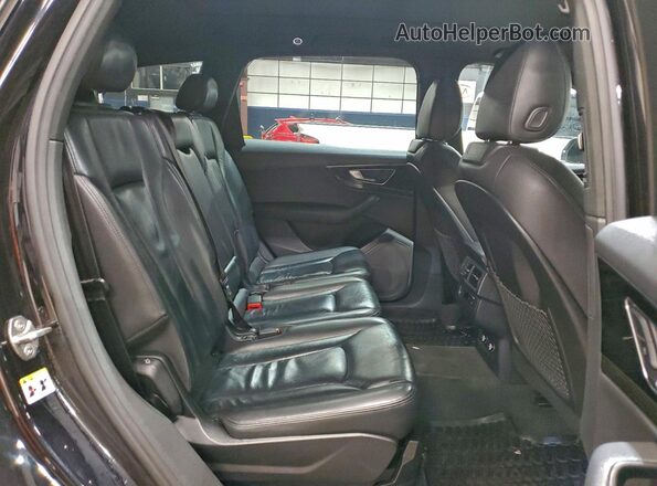 WA1AAAF78KD001897 2019 AUDI Q7 Black Սալոնի հետևի տեսք