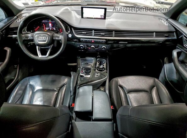WA1AAAF78KD001897 2019 AUDI Q7 Black Առջևի վահանակի տեսք