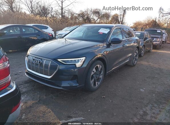 WA1AAAGE0MB020567 2021 AUDI E-TRON Gray Առջևի ձախ երեք քառորդ տեսարան