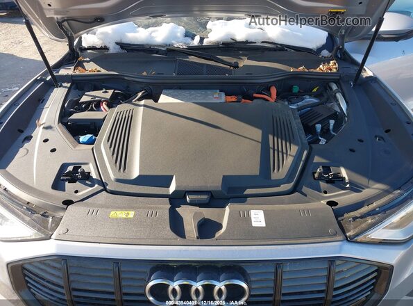 WA1AAAGE0MB026711 2021 AUDI E-TRON Silver Widok z tyłu