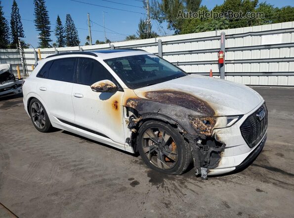 WA1AAAGE4MB030552 2021 AUDI E-TRON White Przód prawy