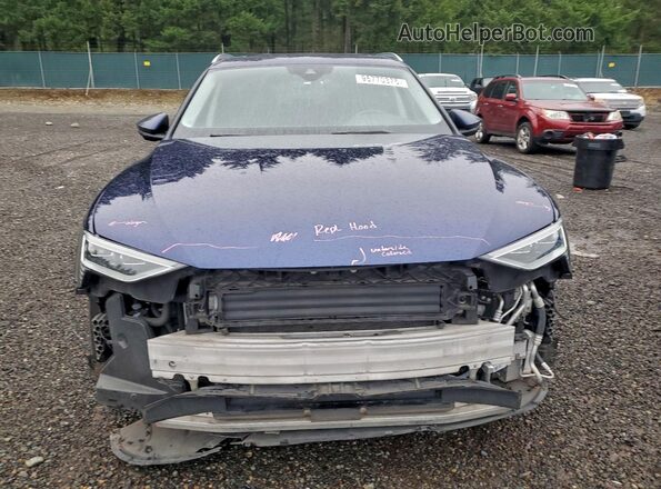 WA1AAAGE7MB013695 2021 AUDI E-TRON Blue Front view