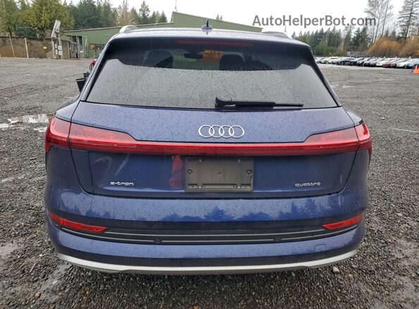 WA1AAAGE7MB013695 2021 AUDI E-TRON Blue Rear view