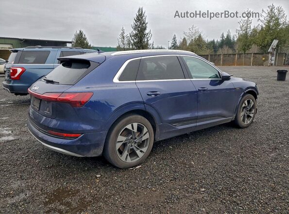 WA1AAAGE7MB013695 2021 AUDI E-TRON Blue Rear right