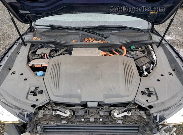 WA1AAAGE7MB013695 2021 AUDI E-TRON Blue Engine compartment view