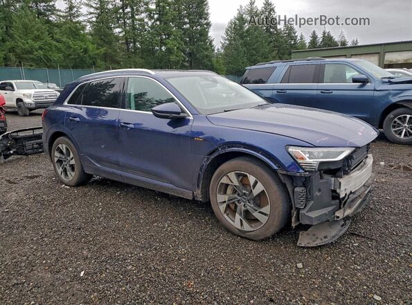 WA1AAAGE7MB013695 2021 AUDI E-TRON Blue Front right