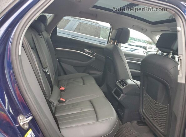 WA1AAAGE7MB013695 2021 AUDI E-TRON Blue Rear interior view