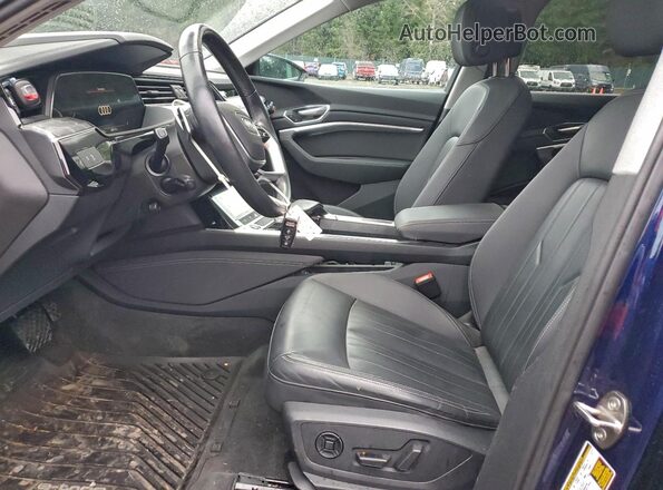 WA1AAAGE7MB013695 2021 AUDI E-TRON Blue Front interior view