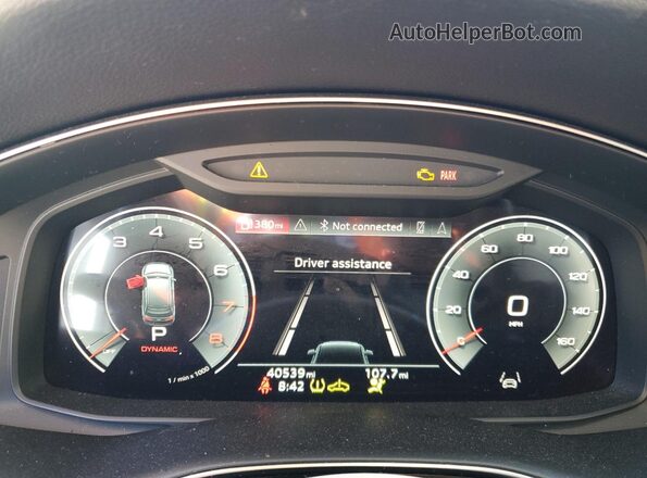 WA1ACBF74PD011446 2023 AUDI Q7 White ხელსაწყოთა პანელის ხედი