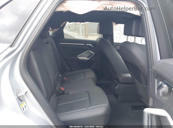 WA1AECF36L1111489 2020 AUDI Q3 Silver VIN sticker view