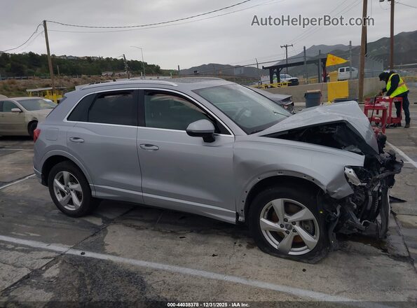 WA1AECF36L1111489 2020 AUDI Q3 Silver Instrument cluster view