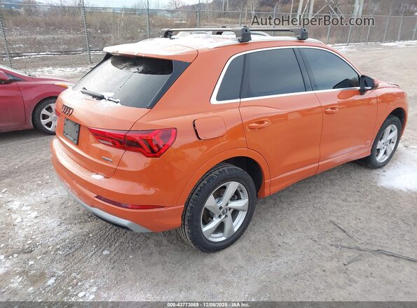 WA1AECF39K1078423 2019 AUDI Q3 Оранжевый Задняя правая четверть