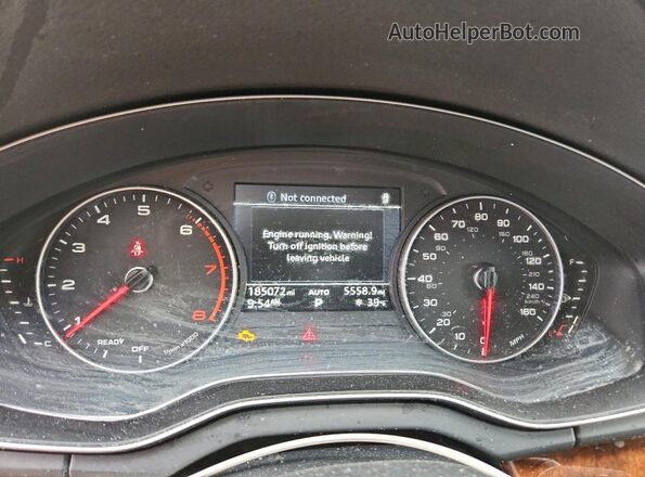 WA1ANAFY6J2140708 2018 AUDI Q5 Black Widok zestawu wskaźników