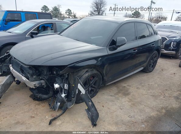WA1ANAFY9J2204708 2018 AUDI Q5 Black Առջևի ձախ երեք քառորդ տեսարան