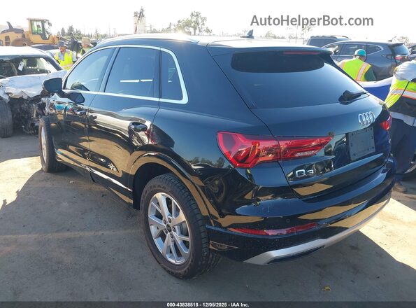 WA1AUCF38R1079690 2024 AUDI Q3 Black Rear left