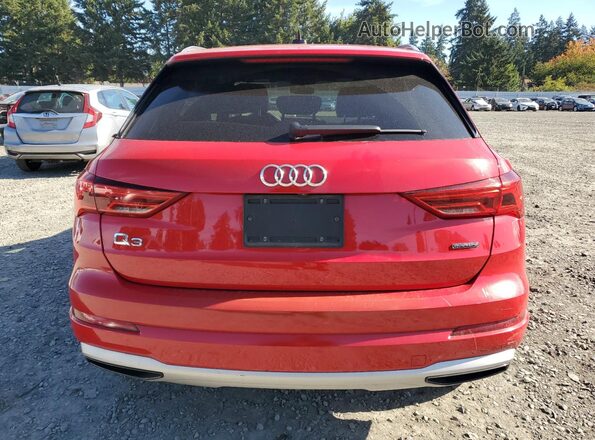 WA1AUCF3XM1127103 2021 AUDI Q3 Red 