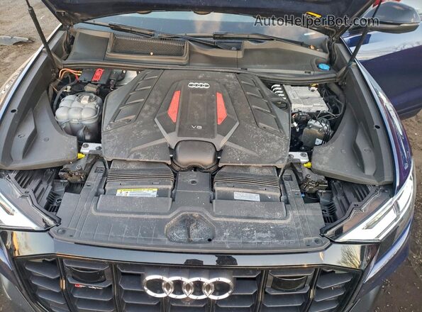 WA1AWAF15LD026951 2020 AUDI SQ8 Blue Սալոնի հետևի տեսք