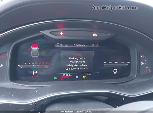WA1AWAF16LD026876 2020 AUDI SQ8 Black უკანა სავარძლების ხედი
